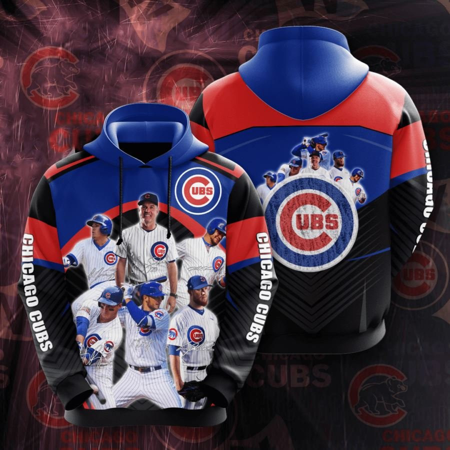 Chicago Cubs No350 Custom Hoodie 3D