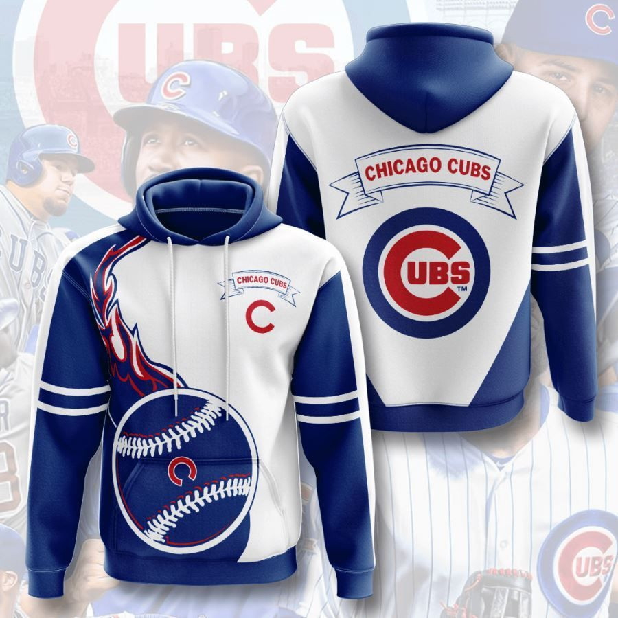 Chicago Cubs No353 Custom Hoodie 3D All Over Print