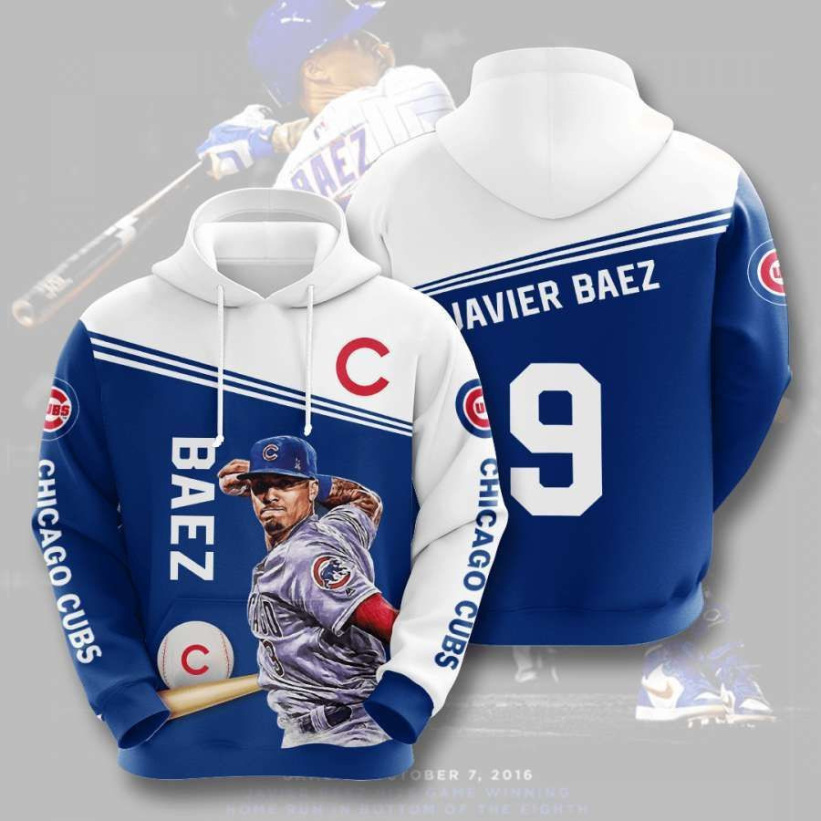 Chicago Cubs No355 Custom Hoodie 3D All Over Print