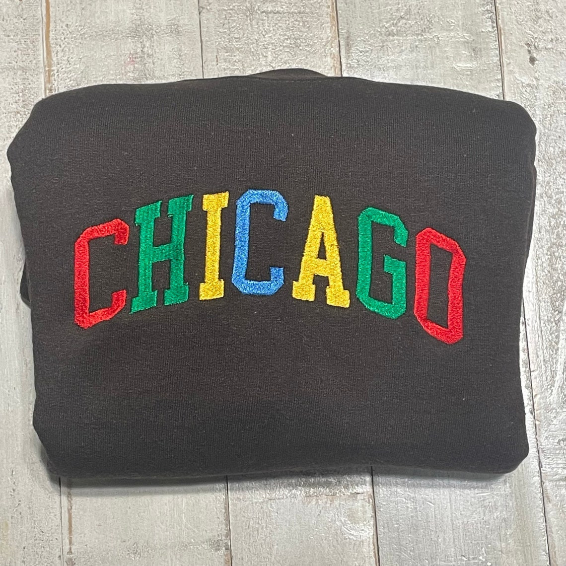 Chicago Embroidered Sweatshirt More Colors Available