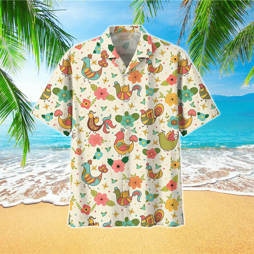 Chicken Hawaiian Shirt for Men and Women