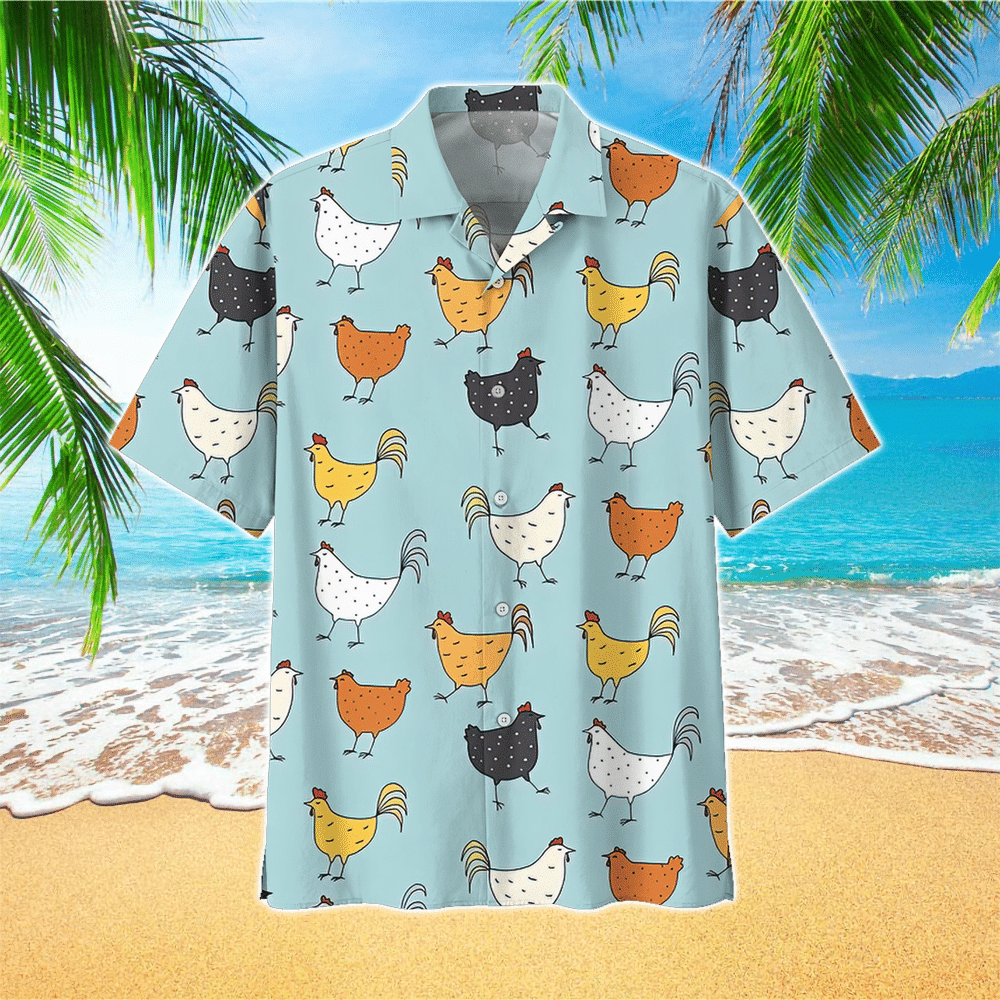 Chicken Hawaiian Shirt for Men and Women