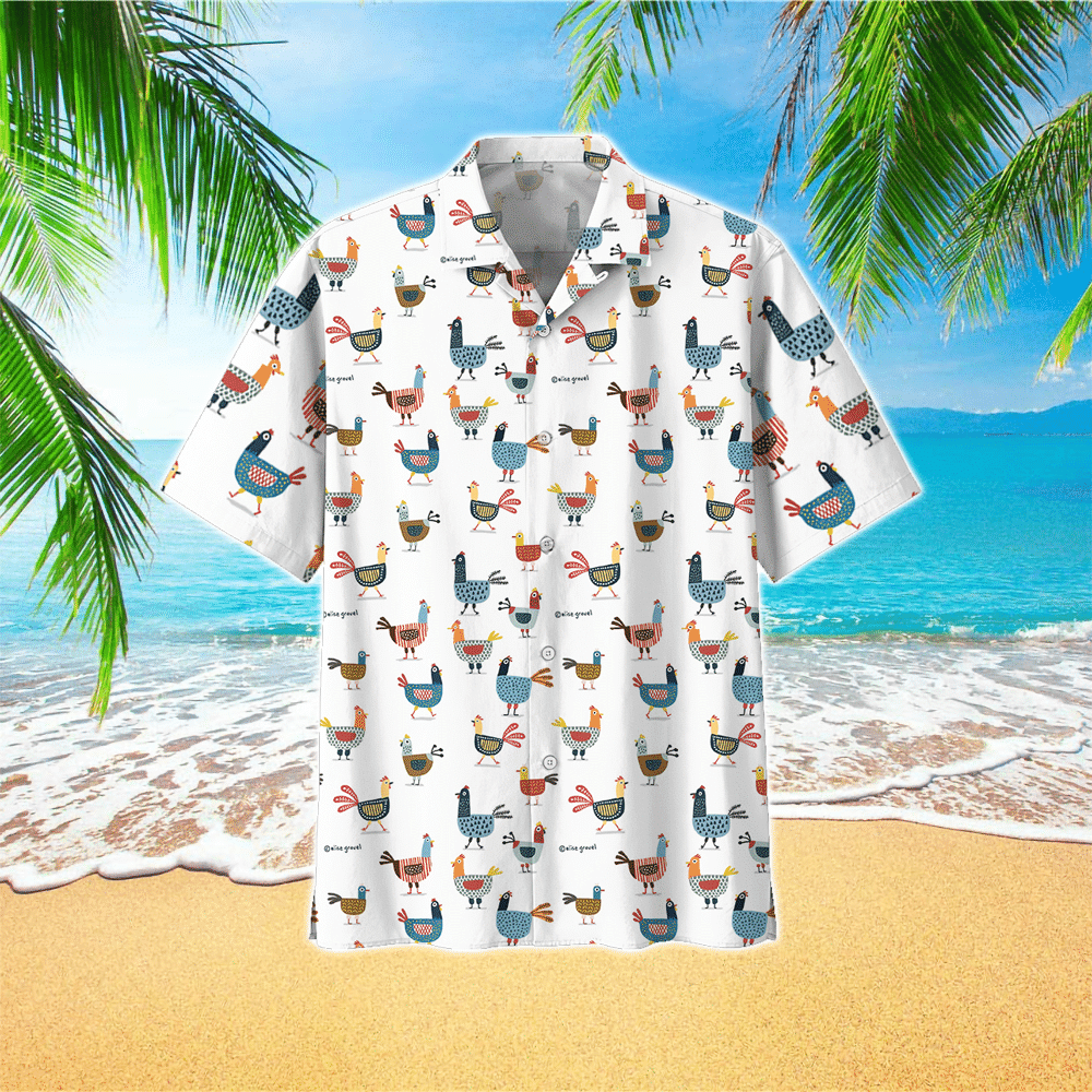 Chicken Hawaiian Shirt for Men and Women