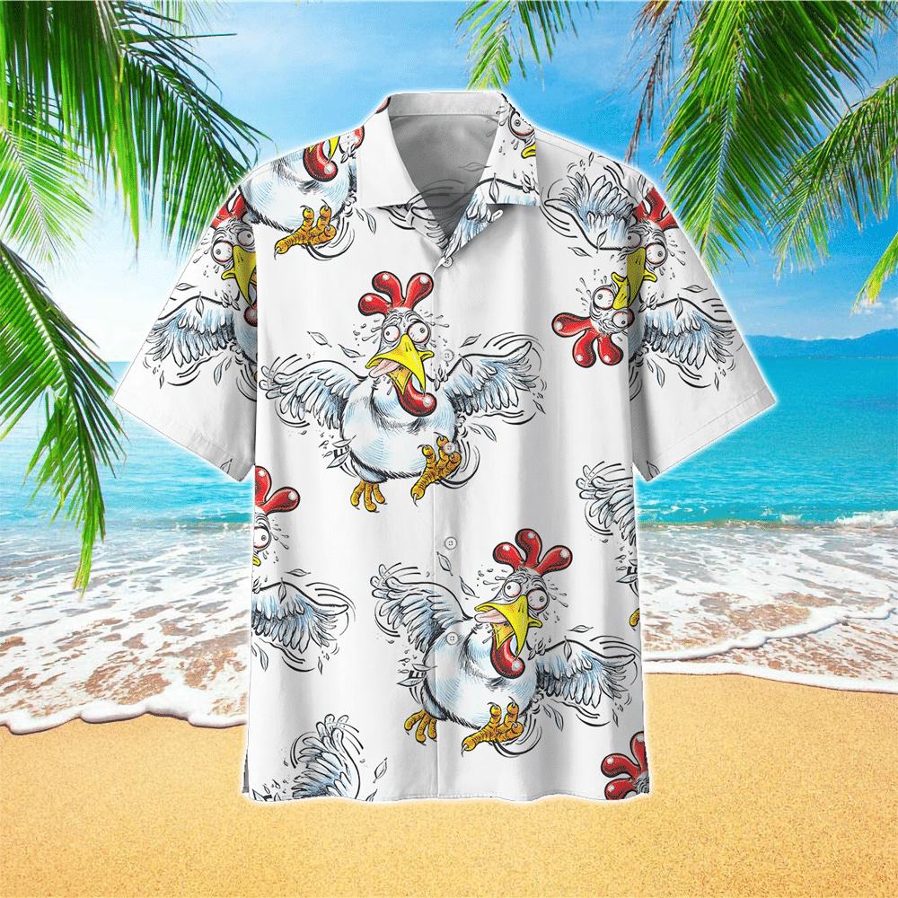 Chicken Hawaiian Shirt for Men and Women