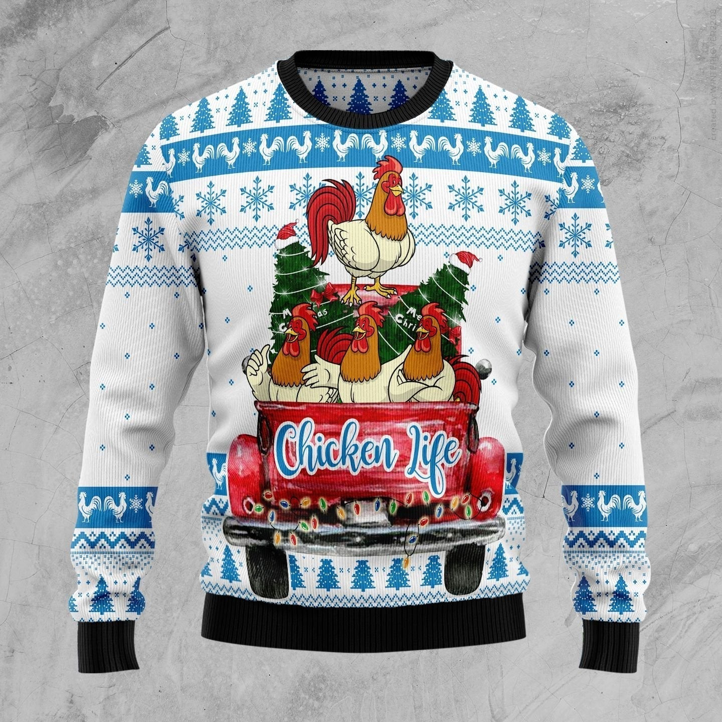 Chicken Life Ugly Christmas Sweater Ugly Sweater For Men Women