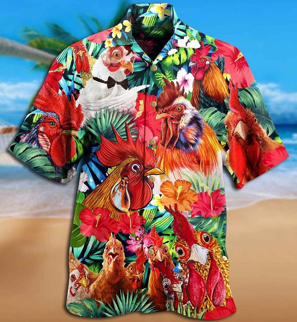 Chicken Loves Summer Limited - Hawaiian Shirt Hawaiian Shirt For Men, Hawaiian Shirt For Women, Aloha Shirt