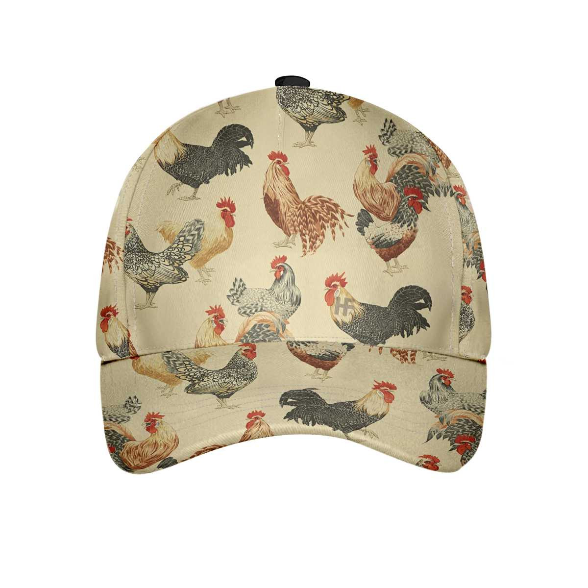 Chicken Mom Pattern Cap