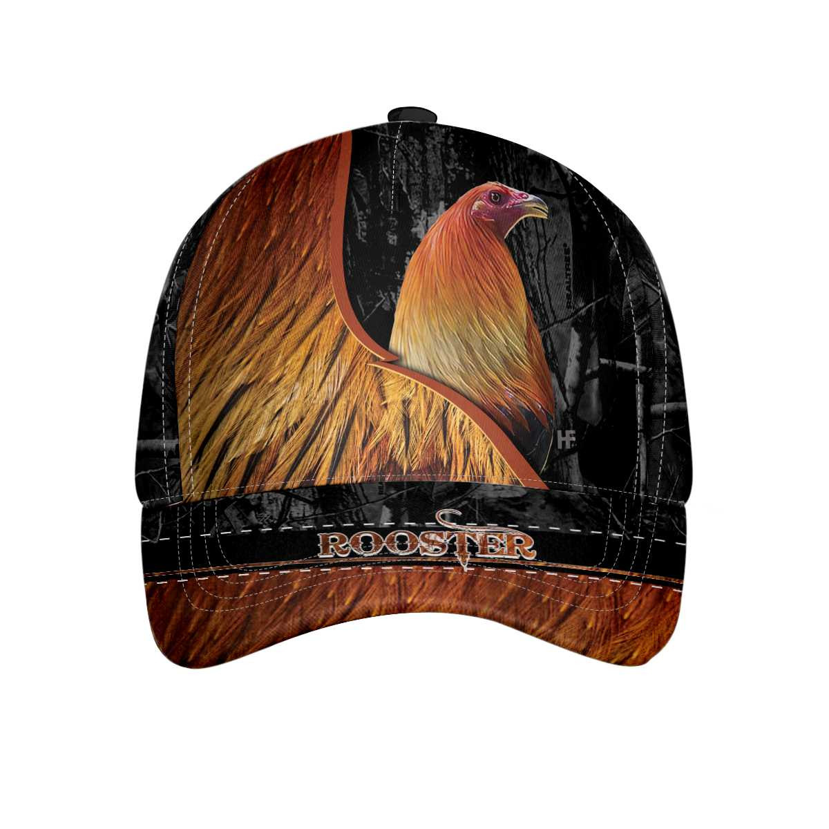 Chicken On The Farm Classic Cap Cool Chicken Baseball Hat Unique Print Rooster Cap