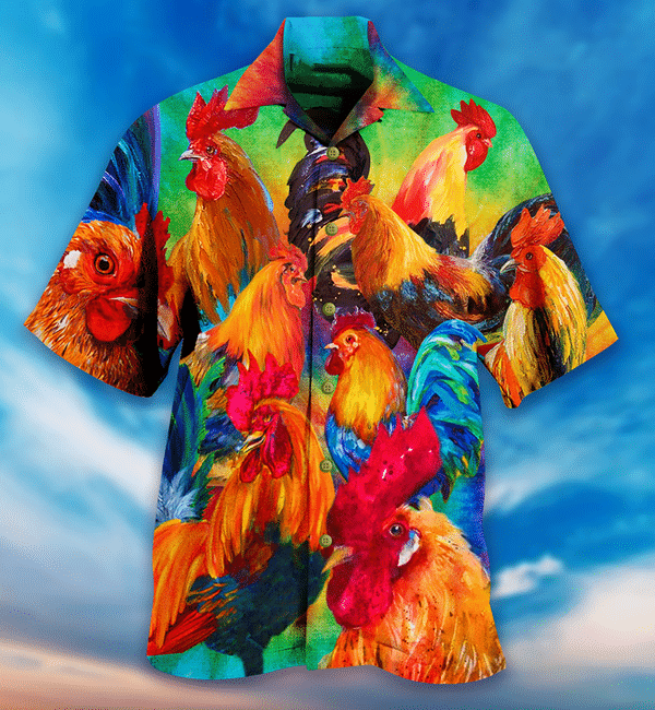 Chicken Rooster Style Limited Edition - Hawaiian Shirt Hawaiian Shirt For Men