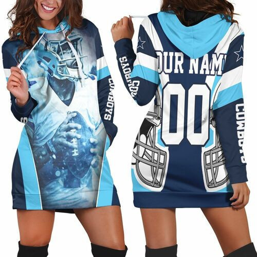 Chidobe Awuzie 24 Dallas Cowboys Nfc East Division Champions Super Bowl 2021 Personalized Hoodie Dress Sweater Dress Sweatshirt Dress