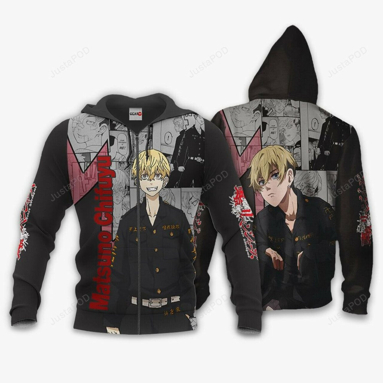 Chifuyu Matsuno Anime Tokyo Revengers Anime Tokyo Revengers 3d All Over Print Hoodie