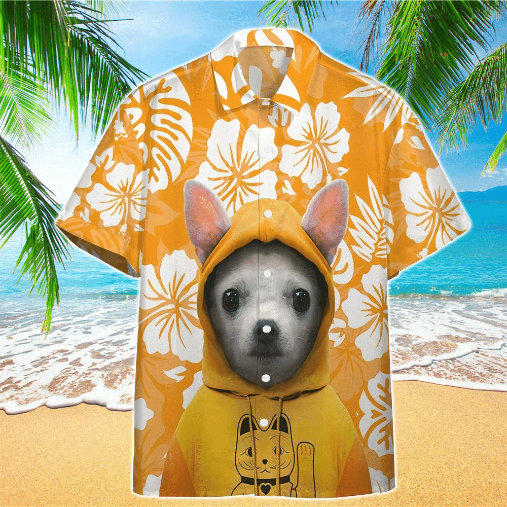 Chihuahua Hawaiian Shirt Mens Hawaiian Shirt For Dog Lover Shirt for Men and Women