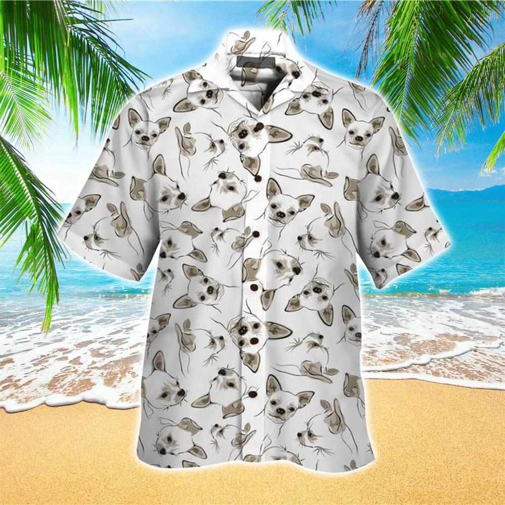 Chihuahua Hawaiian Shirt Perfect Chihuahua Terrier Clothing Shirt for Men and Women