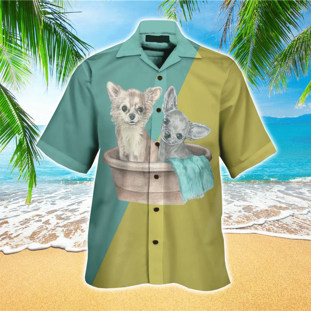 Chihuahua Hawaiian Shirt Perfect Chihuahua Terrier Clothing Shirt for Men and Women