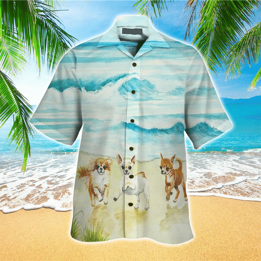 Chihuahua Hawaiian Shirt Perfect Chihuahua Terrier Clothing Shirt for Men and Women