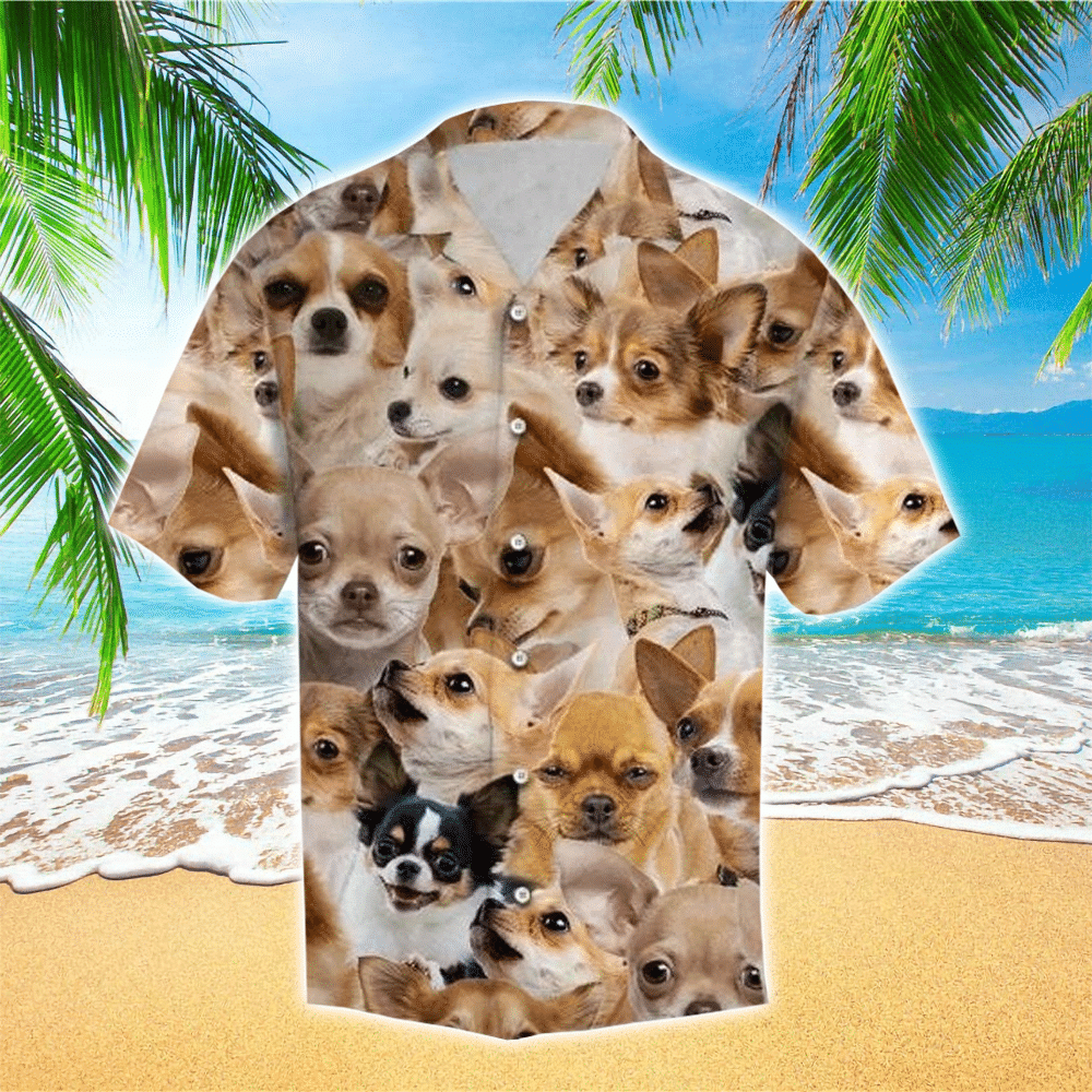 Chihuahua Hawaiian Shirt Perfect Gift Ideas For Chihuahua Dog Lover Shirt for Men and Women