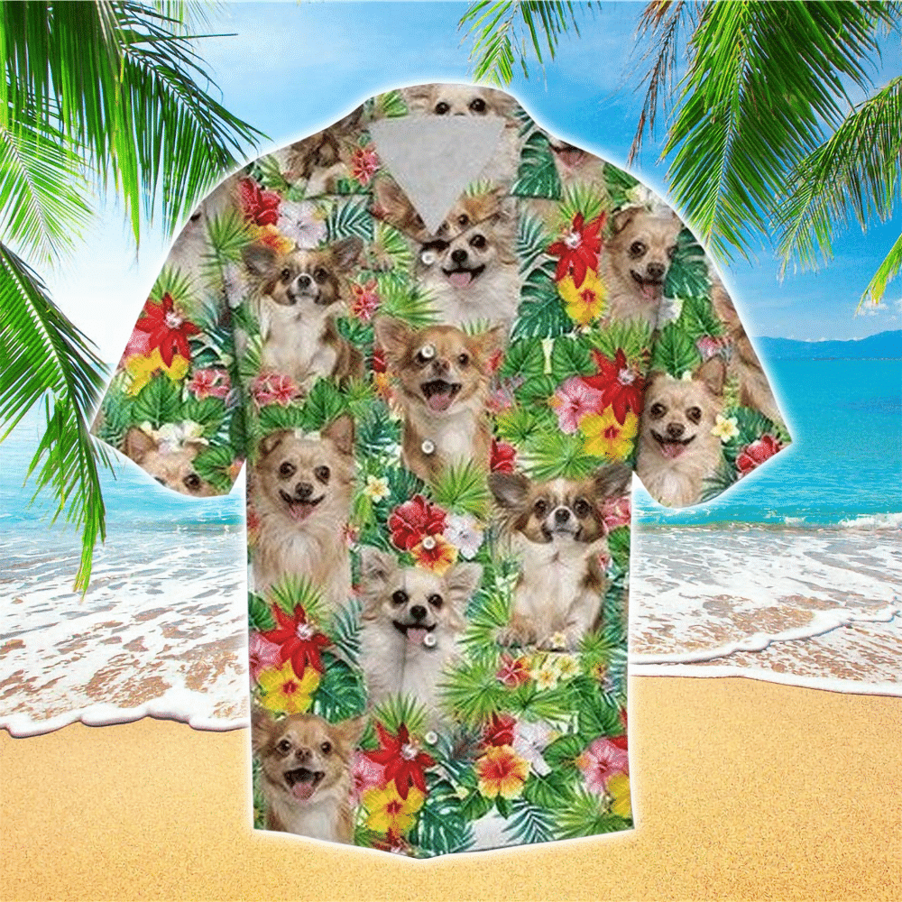 Chihuahua Hawaiian Shirt Perfect Gift Ideas For Chihuahua Dog Lover Shirt for Men and Women