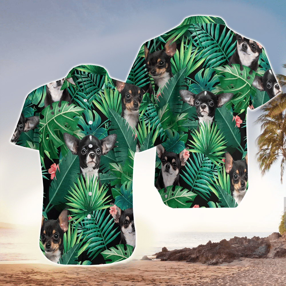 Chihuahua Hawaiian Shirt Perfect Gift Ideas For Chihuahua Dog Lover Shirt for Men and Women