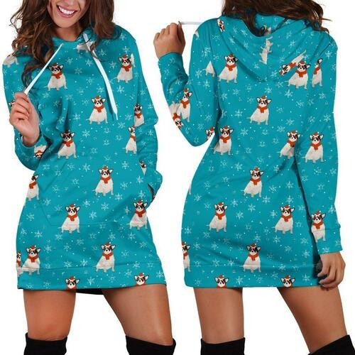 Chihuahua Hoodie Dress Sweater Dress Sweatshirt Dress 3d All Over Print For Women Hoodie
