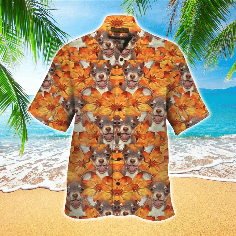 Chihuahua Shirt Chihuahua Hawaiian Shirt For Dog Lovers Shirt for Men and Women