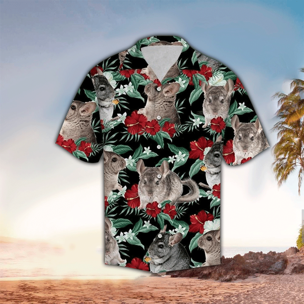 Chinchilla Hawaiian Shirt for Men and Women