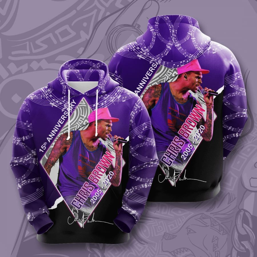 Chris Brown No378 Custom Hoodie 3D All Over Print