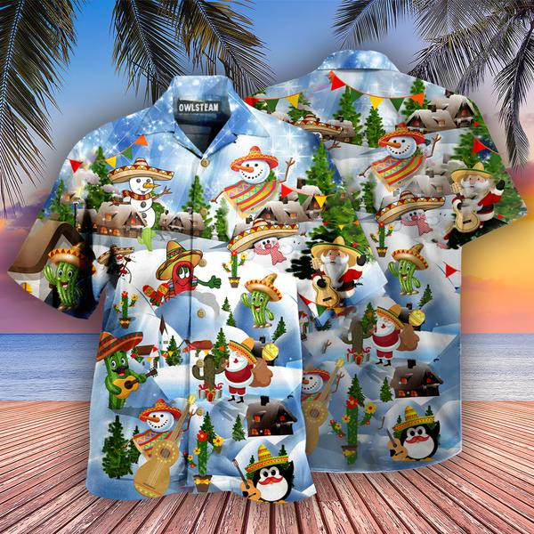 Chrismas Merican Say Merry Chrismas Edition - Hawaiian Shirt - Hawaiian Shirt For Men