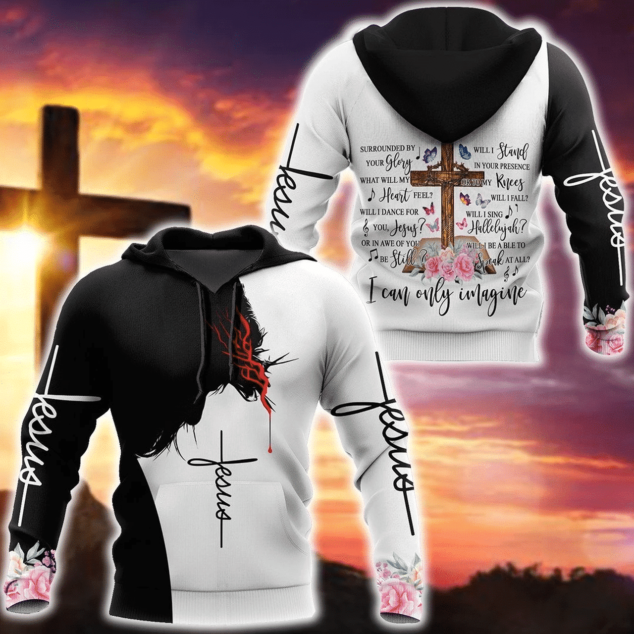 Christian Jesus 3d All Over Print Hoodie For Men ampamp Women Fu