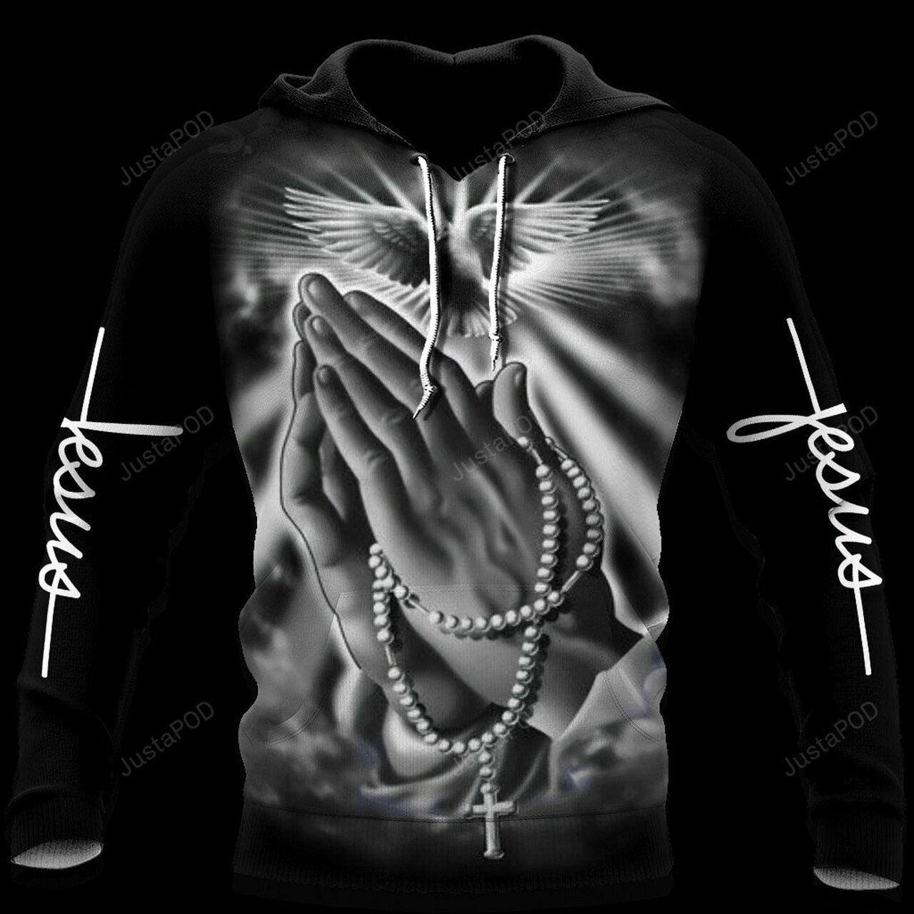 Christian Jesus Cross 3d All Over Print Hoodie