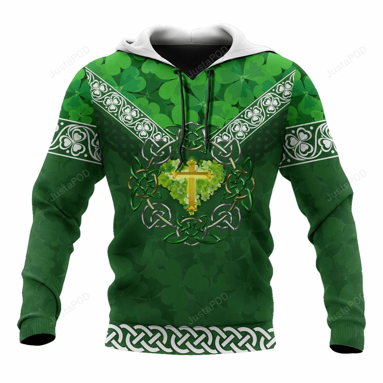 Christian Jesus Easter St Patricks Day 3d All Over Print Hoodie