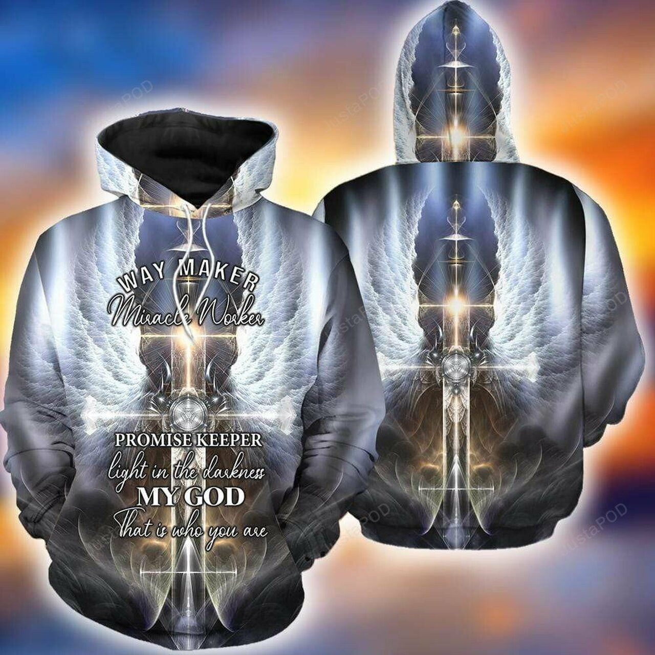 Christian Jesus Way Maker Miracle 3d All Print Hoodie