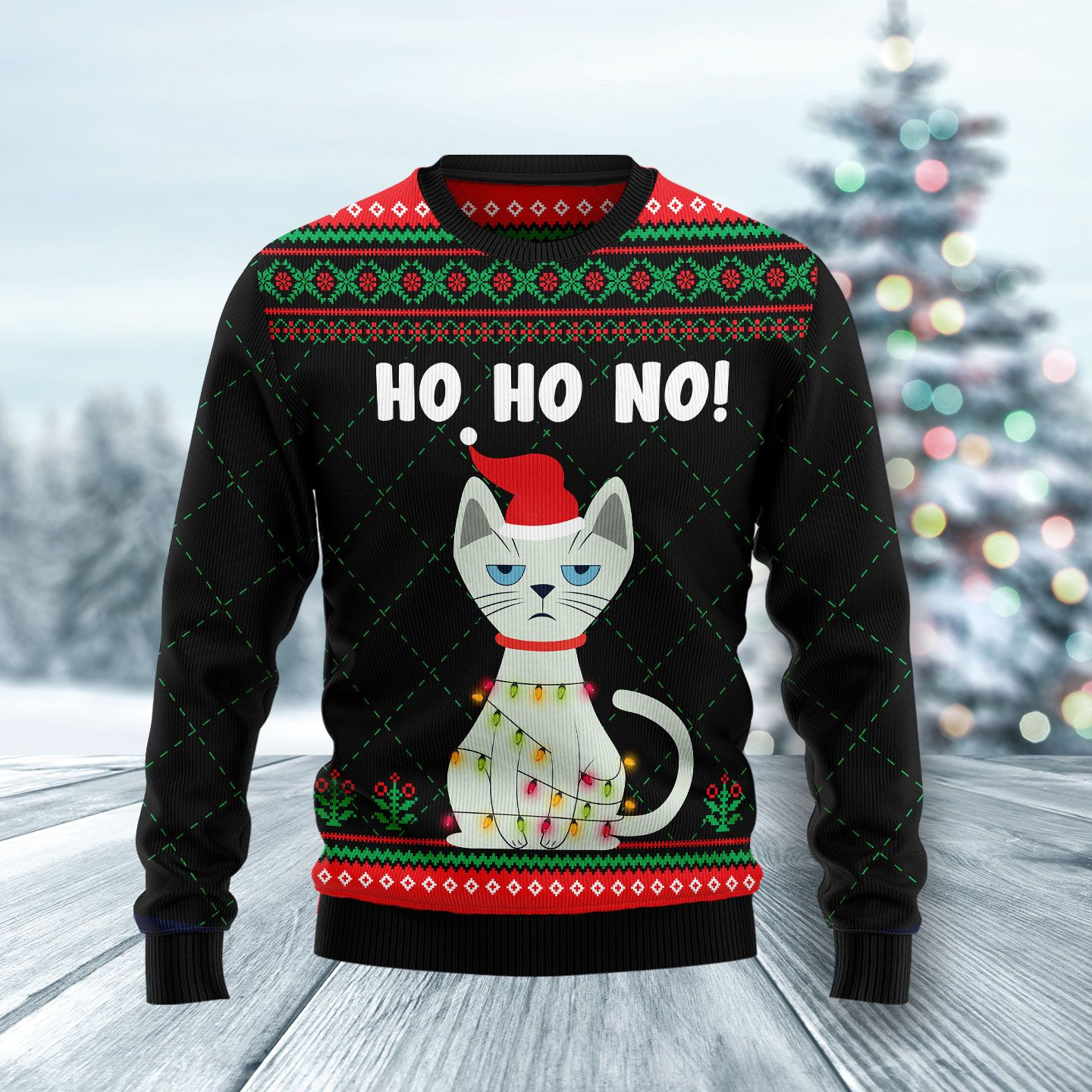 Christmas Is Better With Cat Ugly Christmas Sweater Ugly Sweater For Men Women