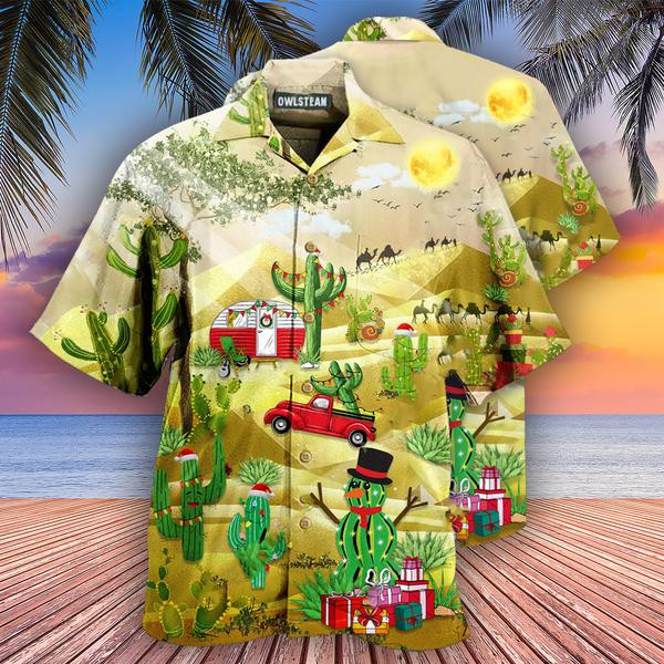 Christmas Life Is Better With A Cactus Edition - Hawaiian Shirt - Hawaiian Shirt For Men