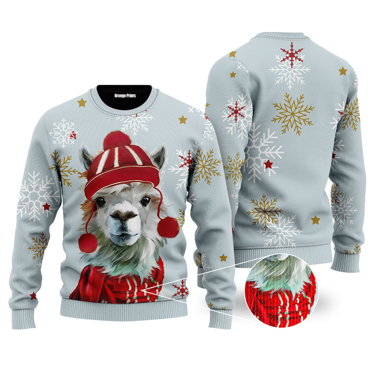 Christmas Llama Ugly Christmas Sweater Ugly Sweater For Men Women