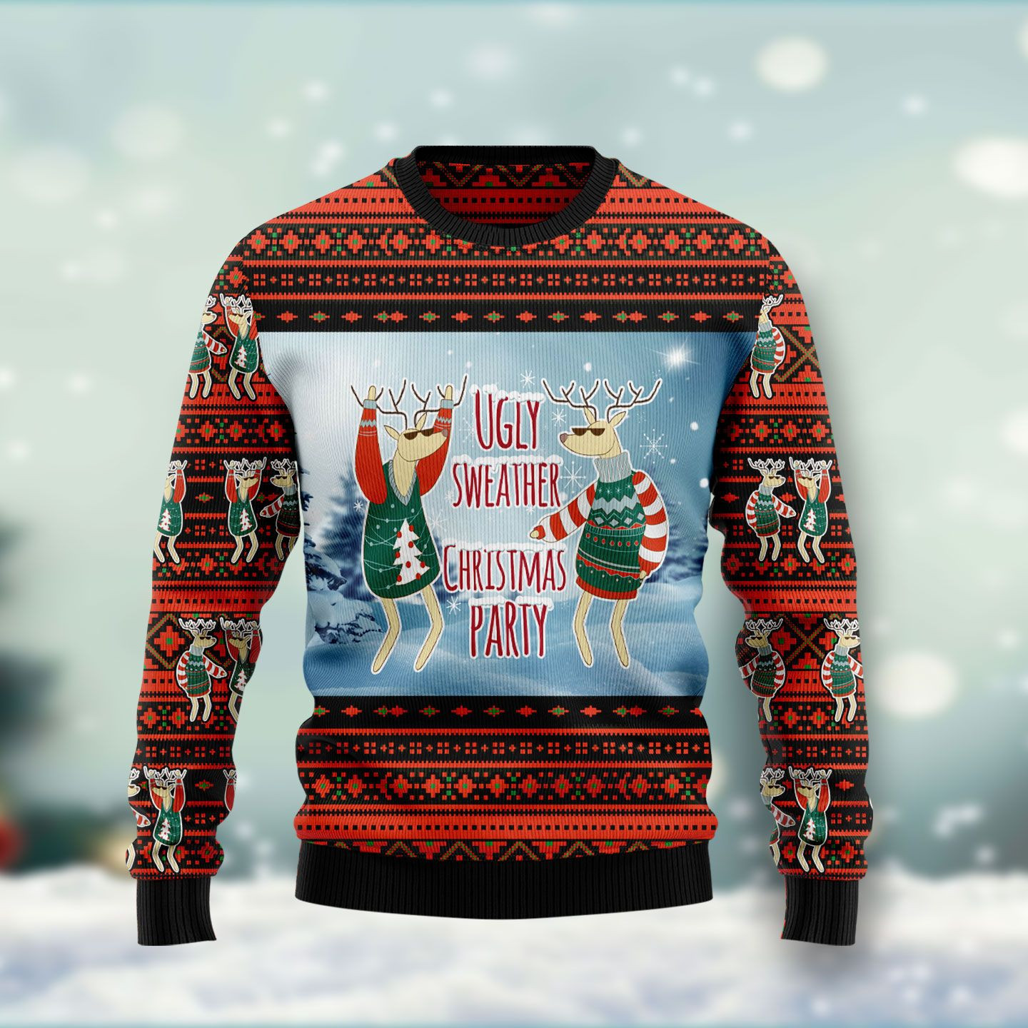 Christmas Party Ugly Christmas Sweater Ugly Sweater For Men Women