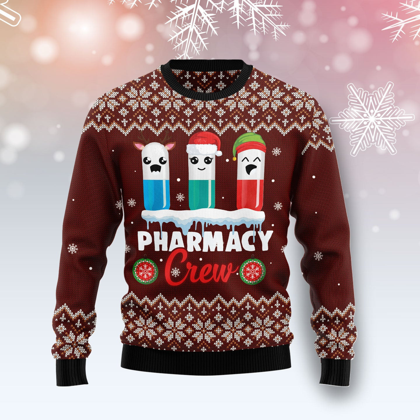 Christmas Pharmacy Crew Ugly Christmas Sweater