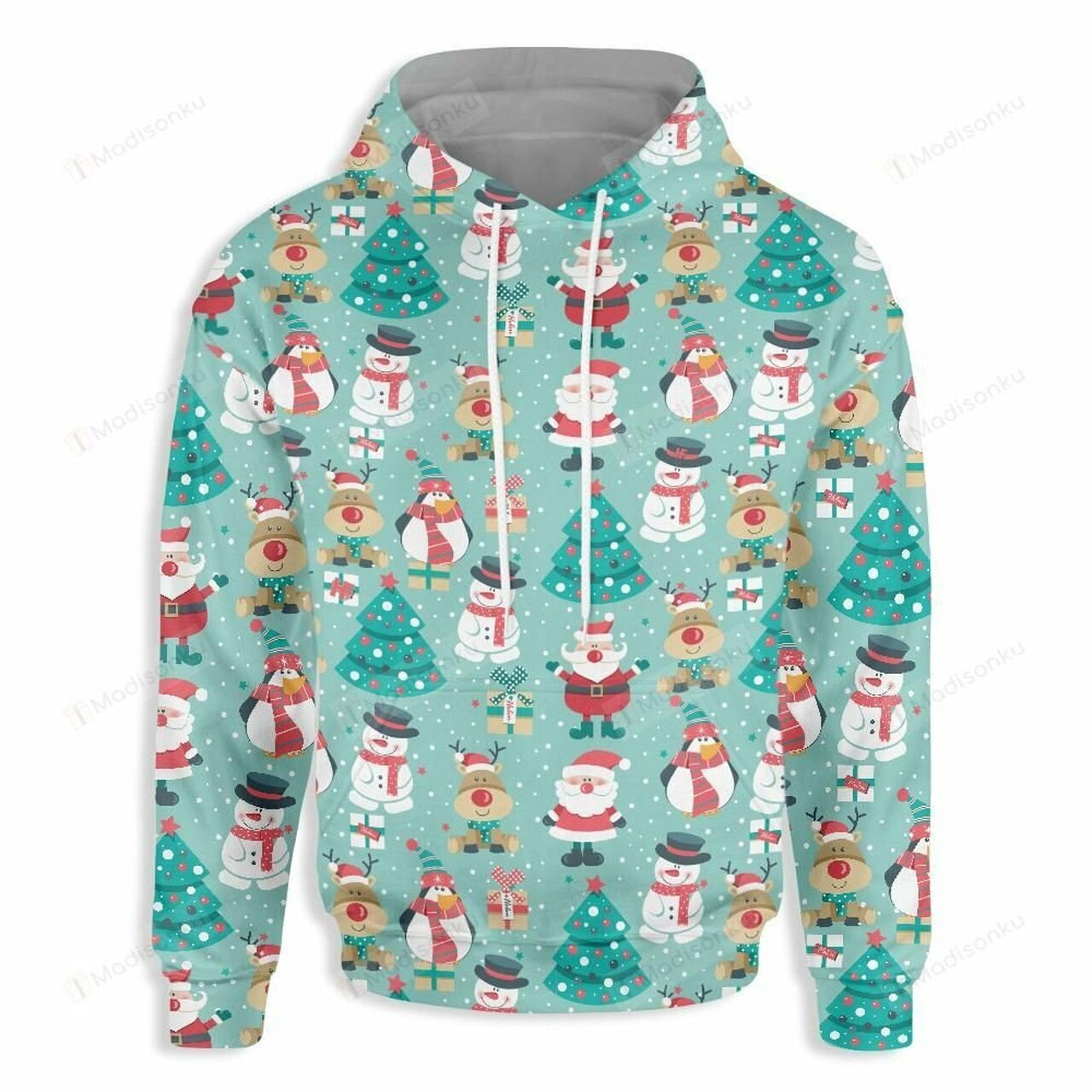 Christmas Seamless 3d All Over Print Hoodie