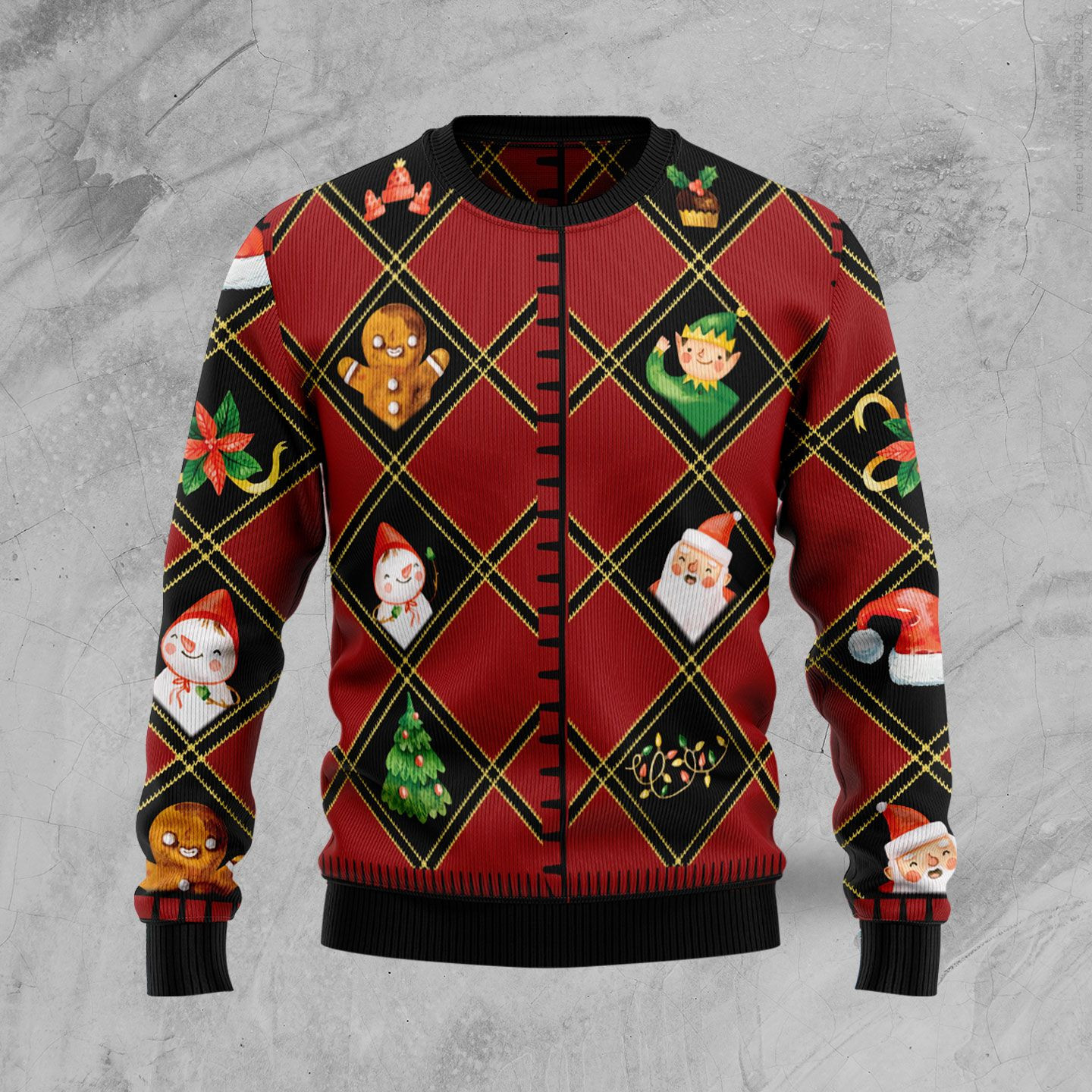 Christmas Symbols Ugly Christmas Sweater Ugly Sweater For Men Women