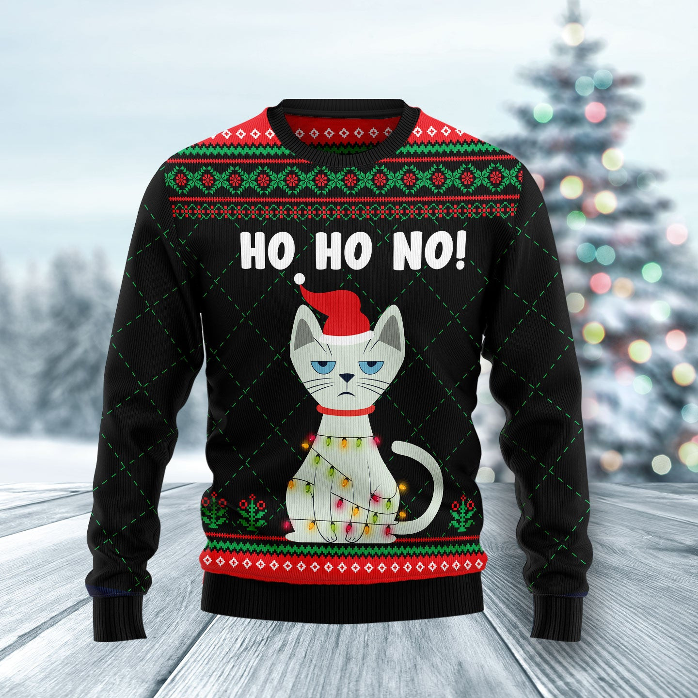 Christmas cat Ugly Christmas Sweater