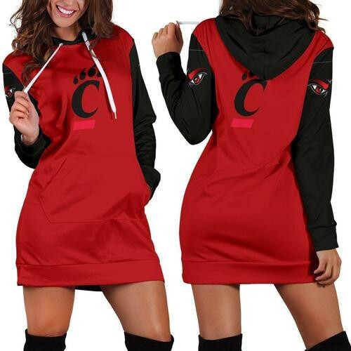 Cincinnati Bearcats Hoodie Dress Sweater Dress Sweatshirt Dress 3d All Over Print For Women Hoodie