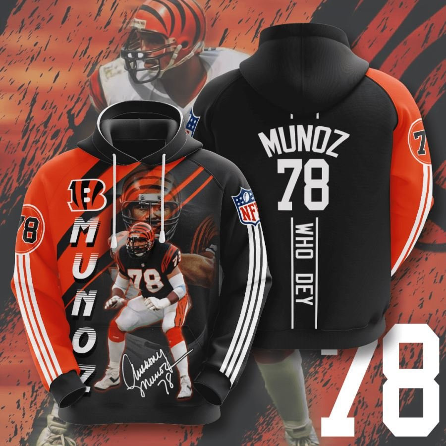 Cincinnati Bengals No404 Custom Hoodie 3D