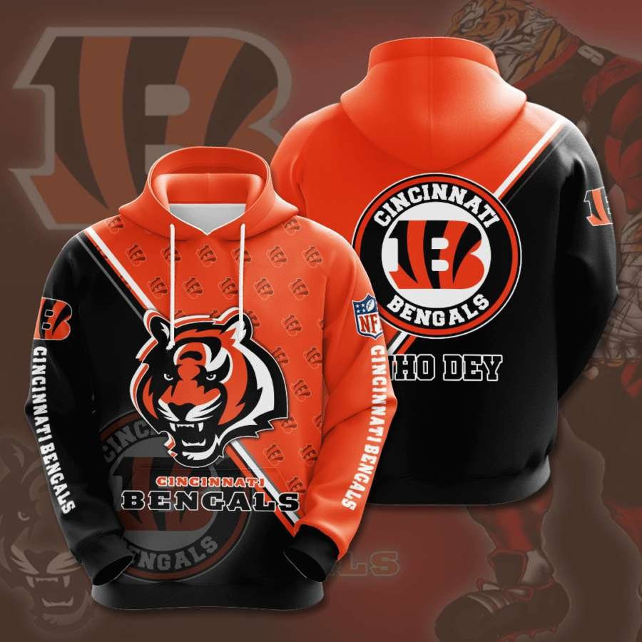 Cincinnati Bengals No407 Custom Hoodie 3D