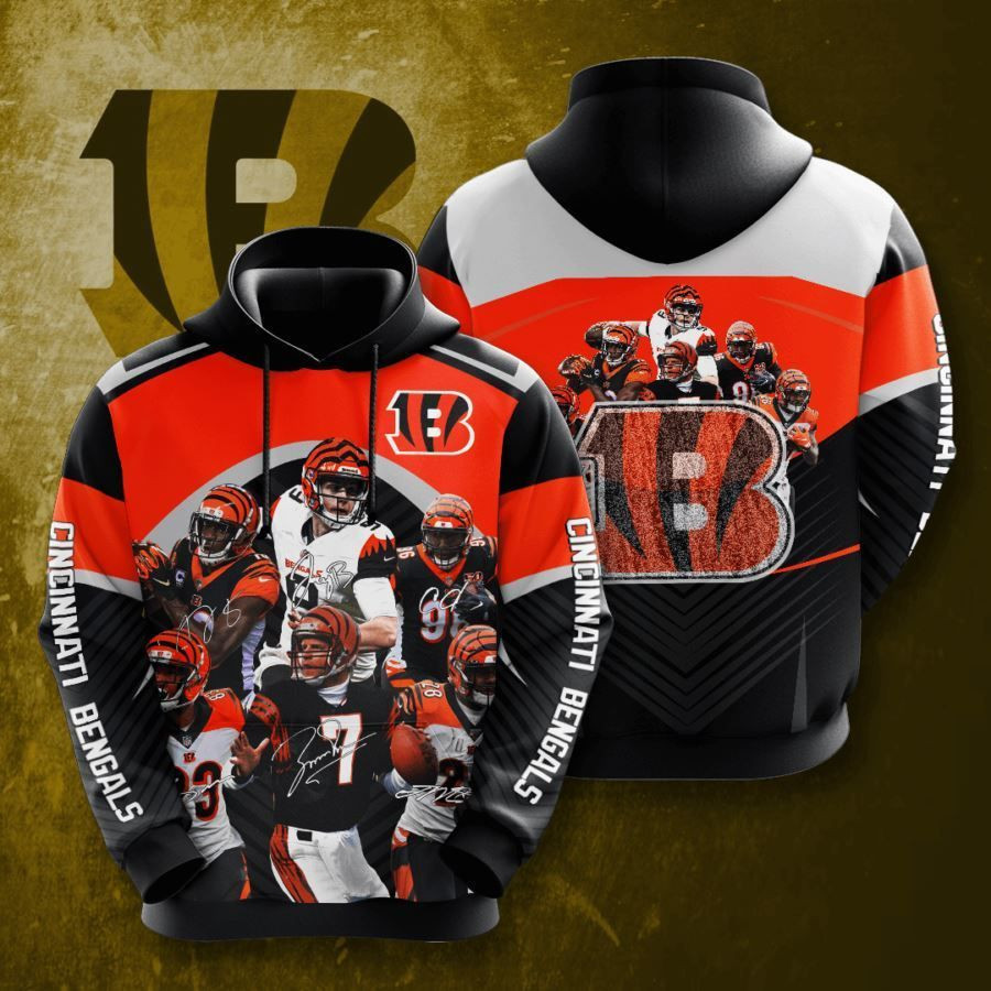 Cincinnati Bengals No408 Custom Hoodie 3D All Over Print