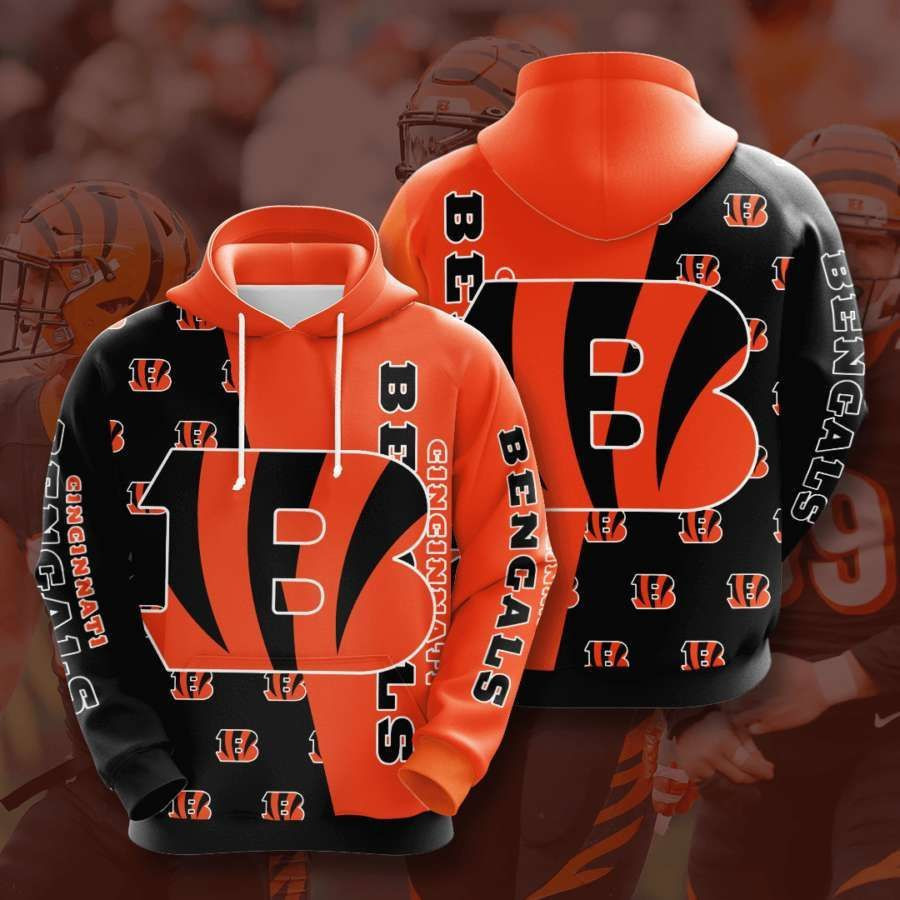 Cincinnati Bengals No409 Custom Hoodie 3D All Over Print