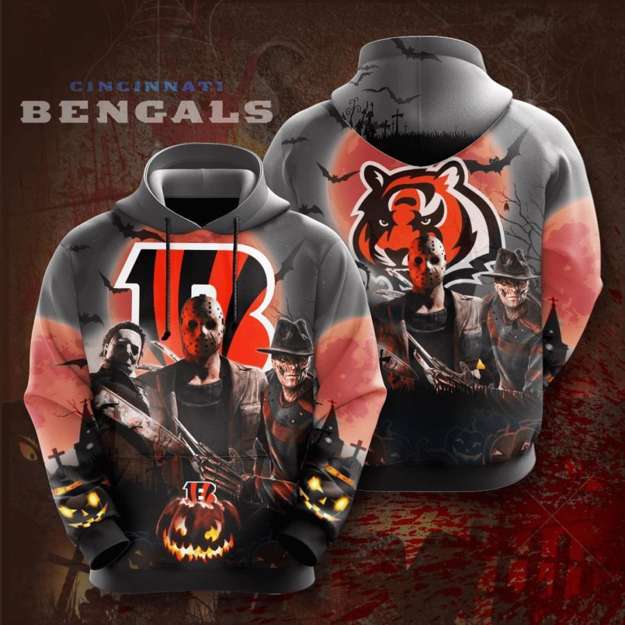 Cincinnati Bengals No410 Custom Hoodie 3D All Over Print