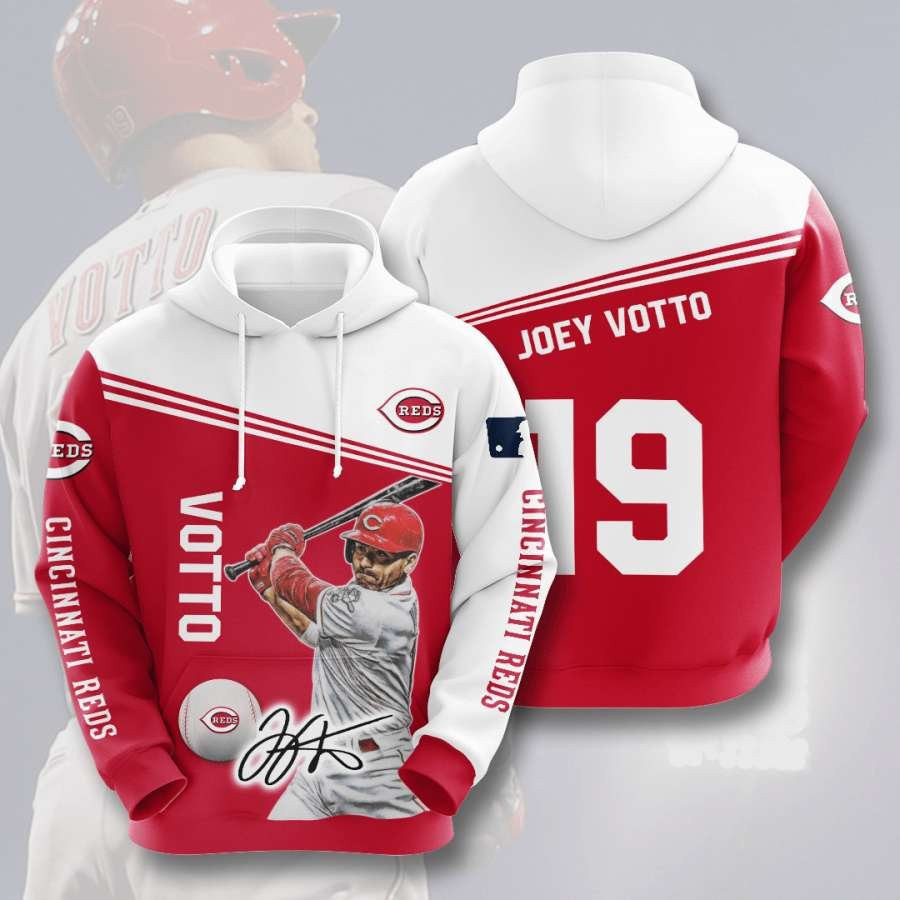 Cincinnati Reds No419 Custom Hoodie 3D