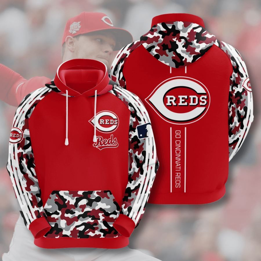 Cincinnati Reds No429 Custom Hoodie 3D All Over Print