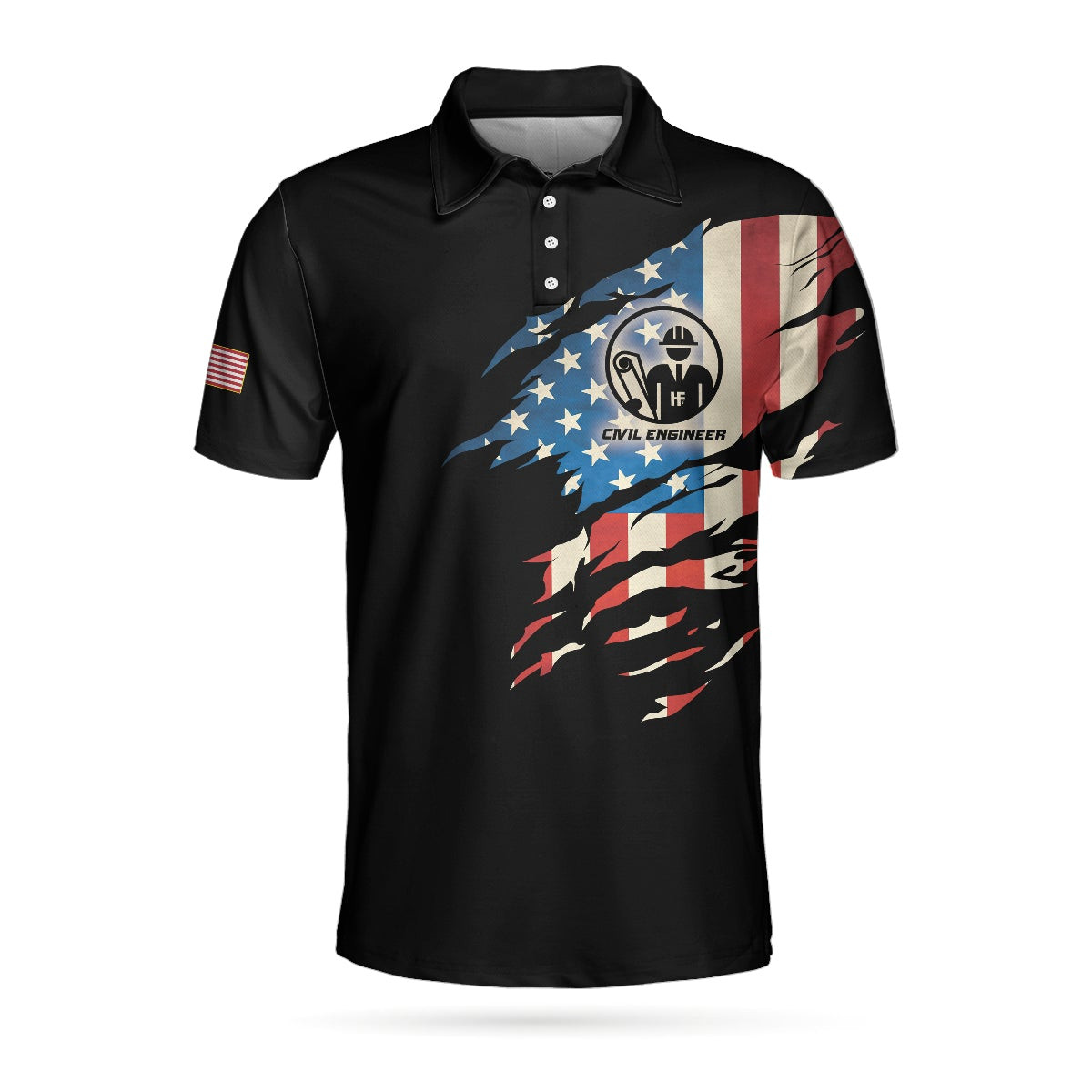 Civil Engineer My Craft Allows Me To Design Anything Skull Polo Shirt American Flag Polo Shirt Engineer Shirt For Men