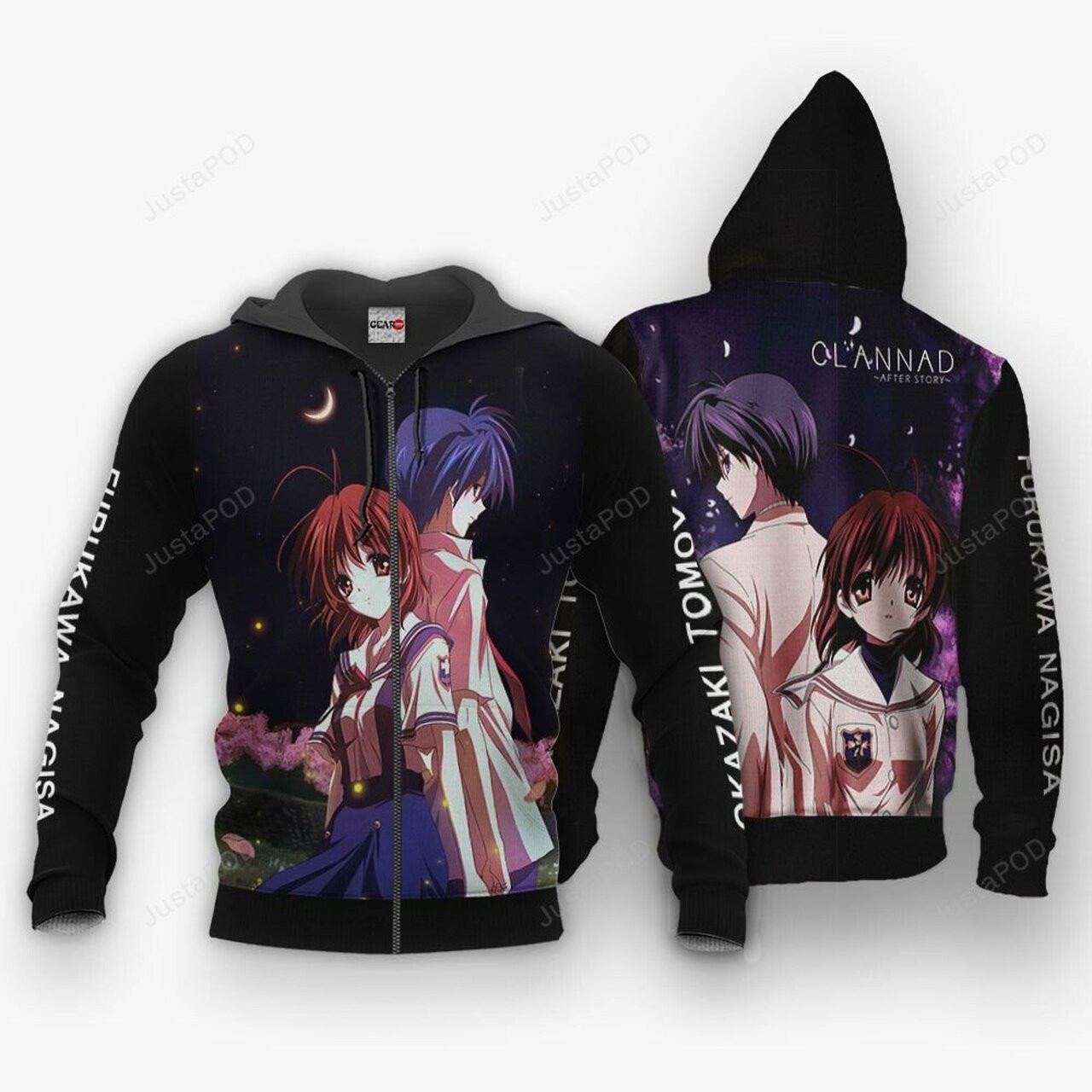 Clannad After Story Okazaki Tomoya Furukawa Nagisa 3d All Over Print Hoodie