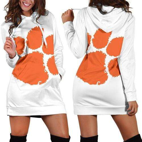 Clemson Tigers Hoodie Dress Sweater Dress Sweatshirt Dress 3d All Over Print For Women Hoodie